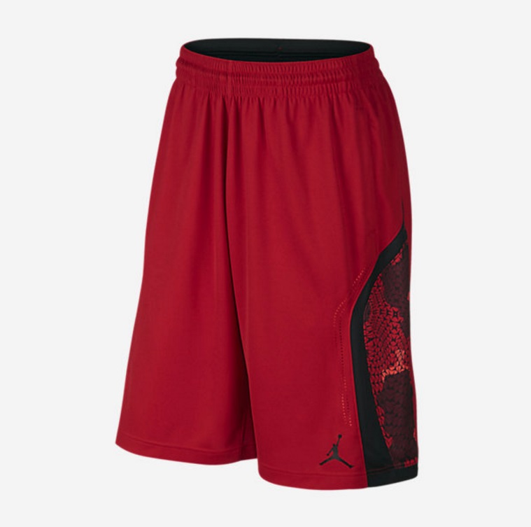 pantalón corto de baloncesto Nike rojo